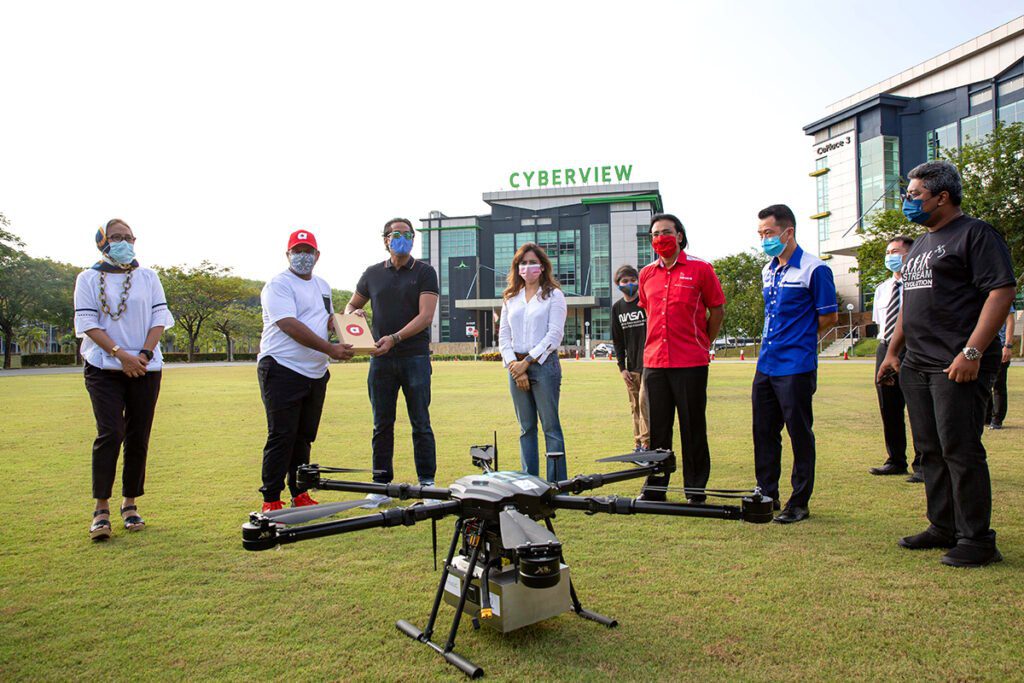 Drone Delivery AirAsia Teleport