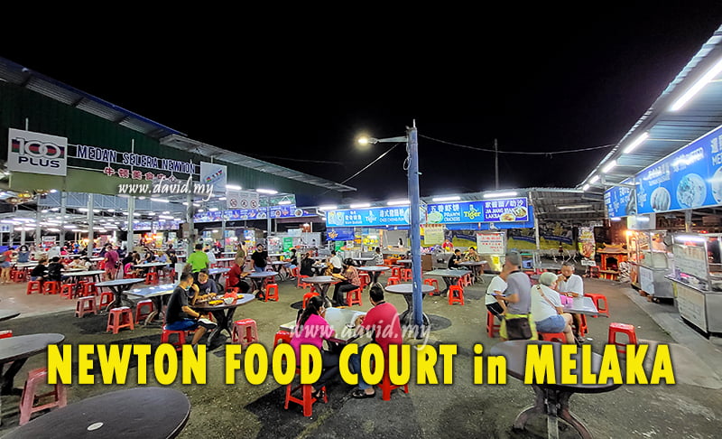 Newton Food Court in Melaka