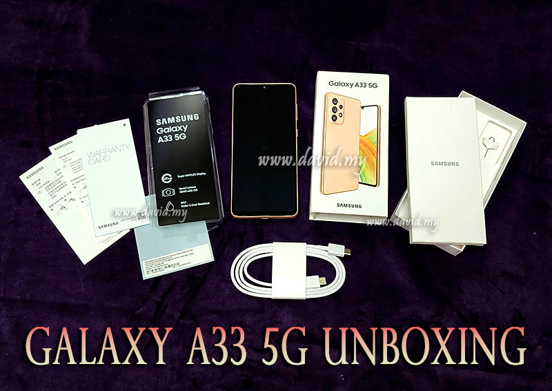 Malaysia Galaxy A33 5G Unboxing
