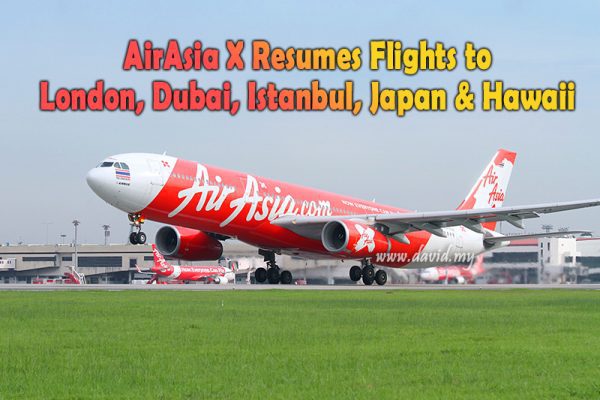 London Dubai Japan AirAsia Flights Resume