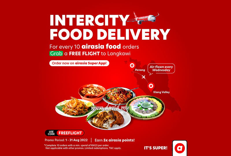 Intercity Food Delivery AirAsia