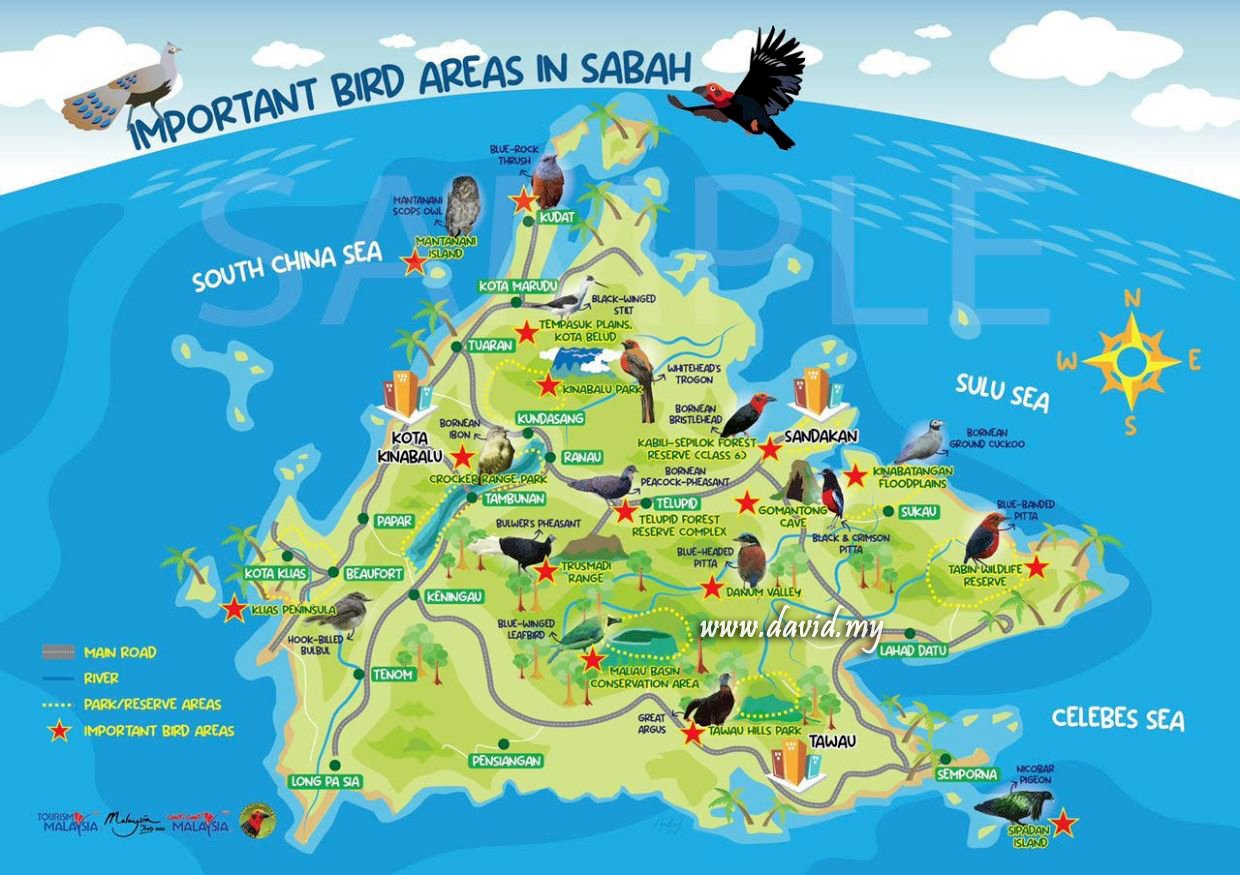 Sabah Important Birding Areas