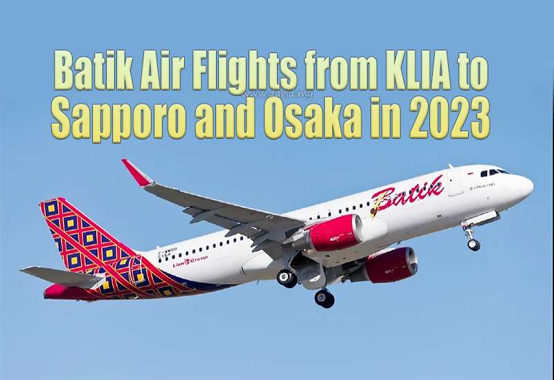 KL to Osaka Sapporo Flights Batik Air