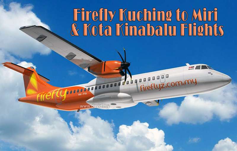 Kuching to Miri and Kota Kinabalu Flights Firefly Airlines