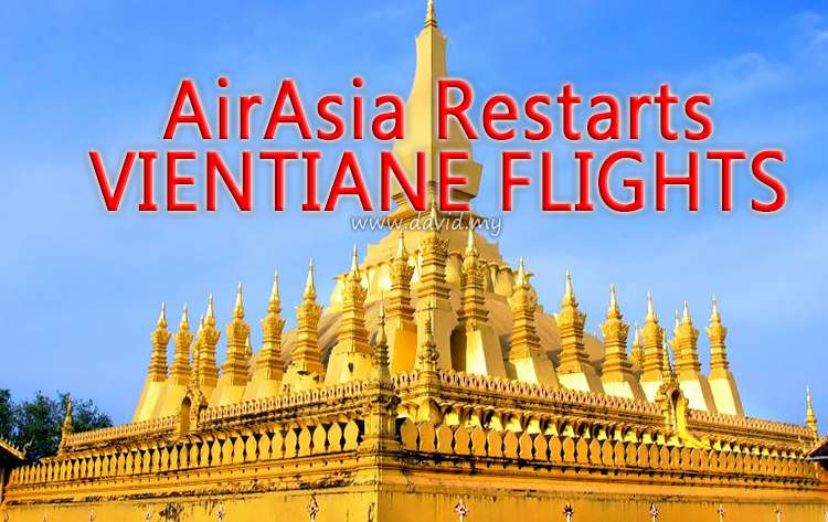 AirAsia Kuala Lumpur to Vientiane Laos Flights Resumes