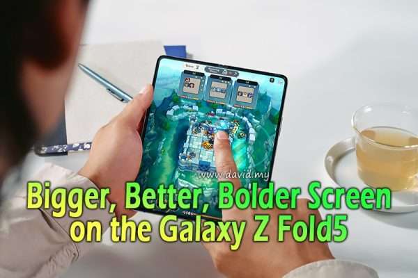 Bigger, Better, Bolder Screen Galaxy Z Fold5