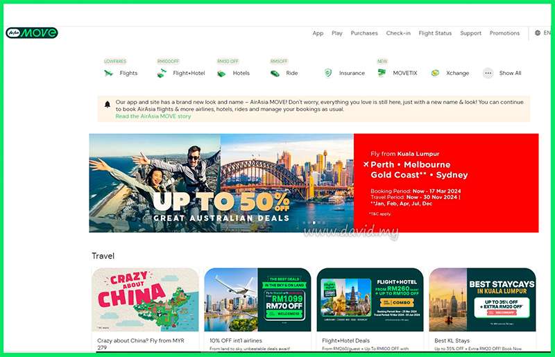 AirAsia Great Australian Deals with up to 50% Off