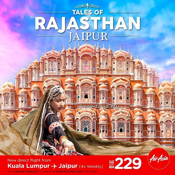 AirAsia Promo KL to Jaipur Flights