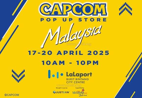 CAPCOM Pop-Up Store at LaLaport KL - David Explores